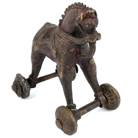 Brass India Temple Pull Toy