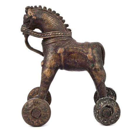 Brass India Temple Pull Toy