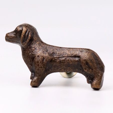 Dachshund Dog Iron Cabinet Knobs