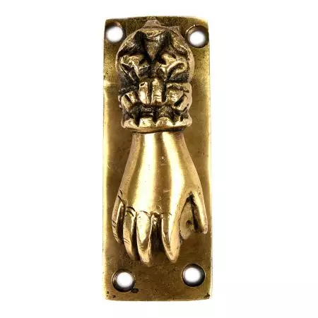 Brass Hand Shaped Door Knocker