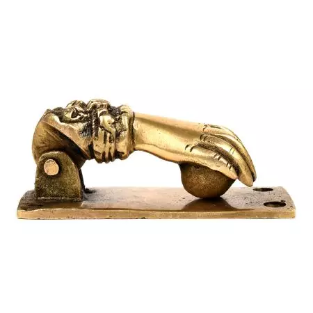 Brass Hand Shaped Door Knocker