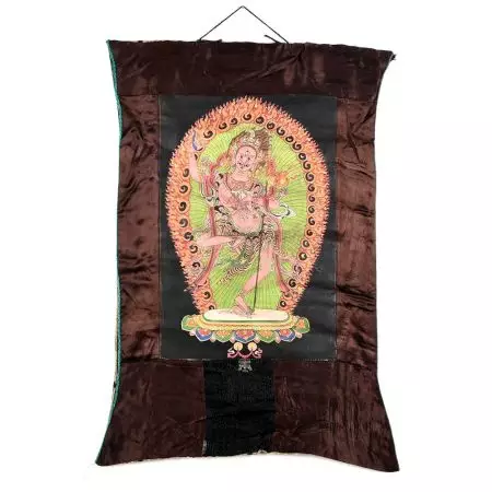 The Female Buddha Vajravarahi Thangka Painting