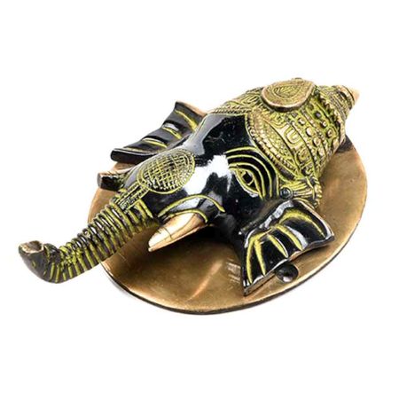 Lord Ganesha Door Knocker With Patina