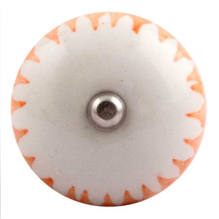 Amber Chakra Ceramic Wine Stopper