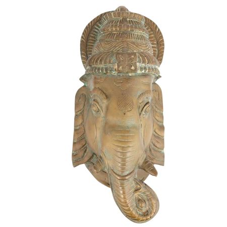 Brass Ganpati Idol Wall Hanging