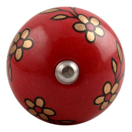 Golden Tiny Flower Ceramic Wine Stopper