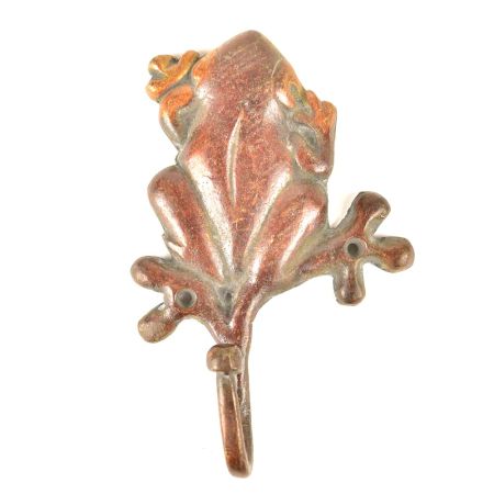Red Bronze Frog Wall Hooks