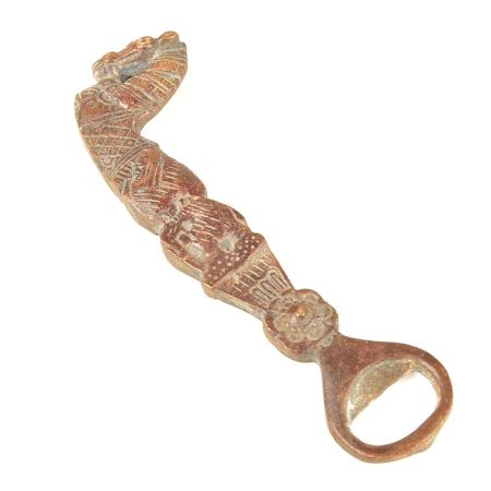 Unusual Horse Figurine Brass Bottle Opener
