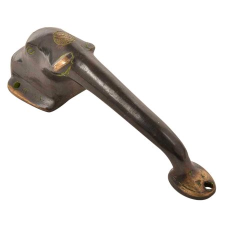 Elephant Face Brass Hand Door Handle
