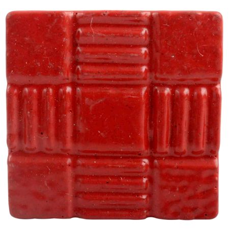 Red Square Metal Knobs