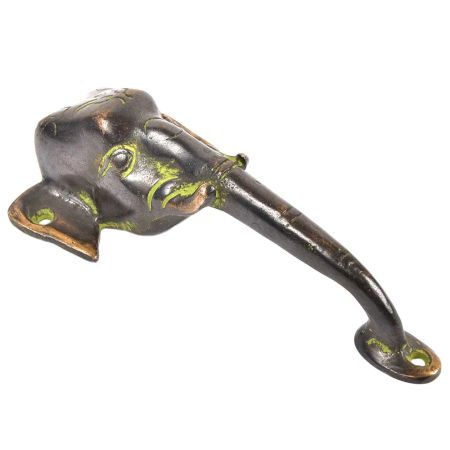 Brass Elephant Head Door Handle Arch