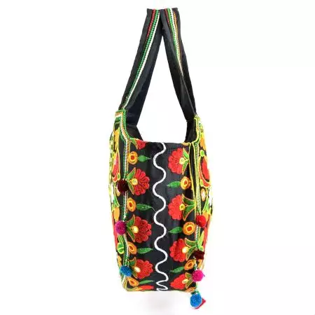 Black Ethnic Ladie Purse Handmade Bag