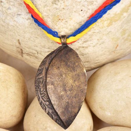 Brass Leaf Pendant
