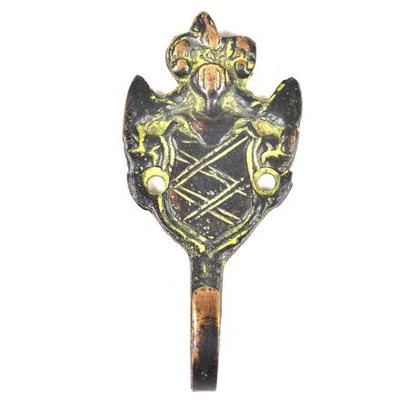 Brass Decorative 1 Hooksed Hooks