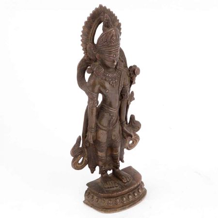 Bronze Serpent Deity