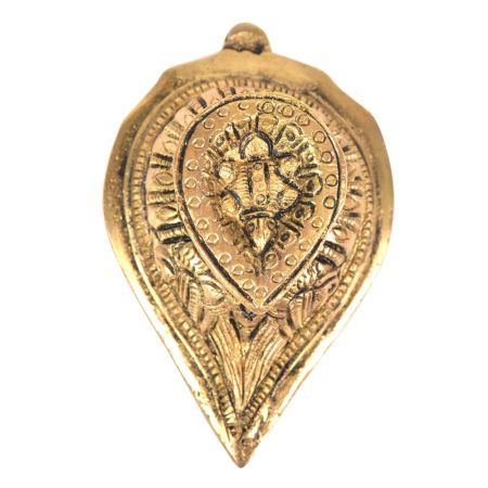 Hand Crafted Brass Kuber Diya 1 inch x 1.6 inch