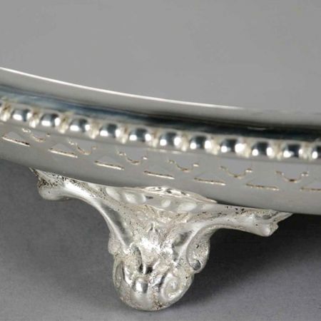 SWHF Silver Plated Victorian Serving Dish & Tray