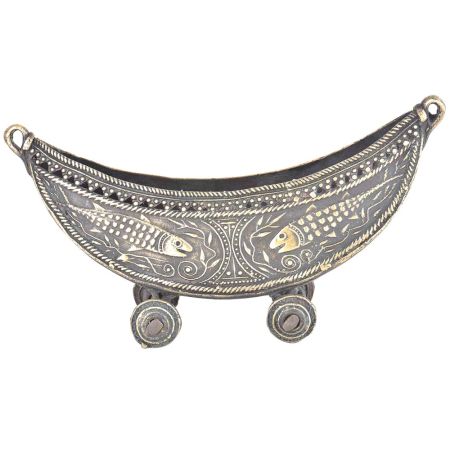 Bronze Boat Napkin Holder With Wheels