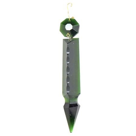 Bottle Green Crystal Beads Garland Chandelier Hanging