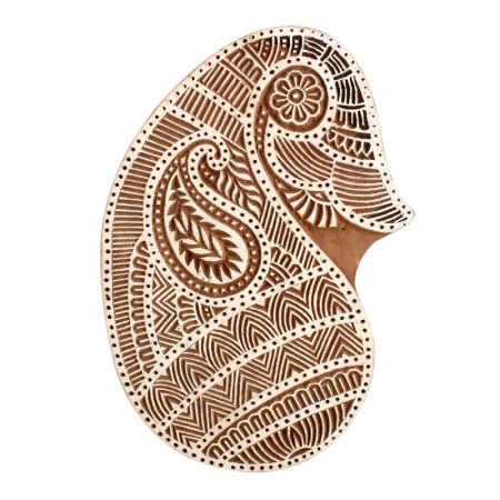 Set of 1 Piece New Wooden Printing Block