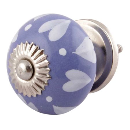 Slate Blue Heart Knobs Online