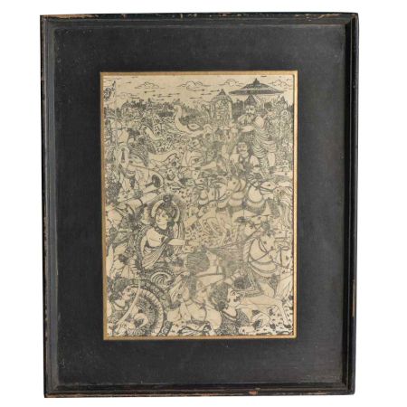 Fight between Bhisma and Arjun