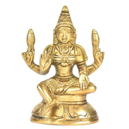 Brass Lakshmi Figurine