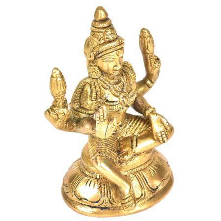 Brass Lakshmi Figurine