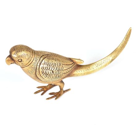 Handcrafted Brass Parrot Figurine