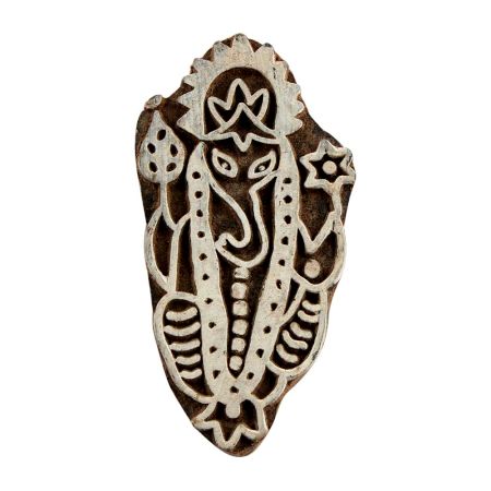 Set of 1 Piece New Wooden Printing Block