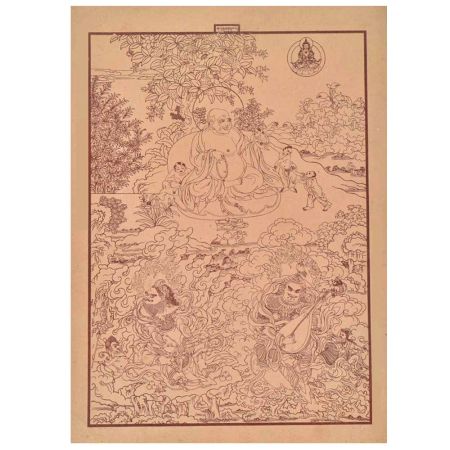 Stages In The Life Buddha Art Print