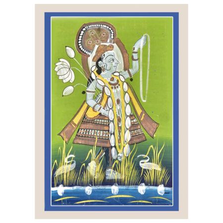 Shree Yamuna the Queen consort of Lord Shree Krishna Painting