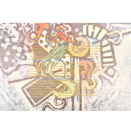 Print Of Ahmed Parvez Works Composition