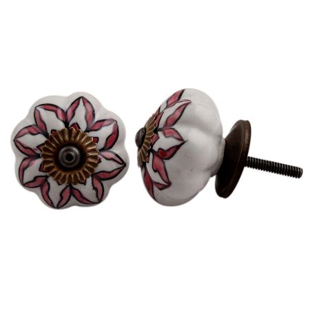 Pink Dahlia Knob