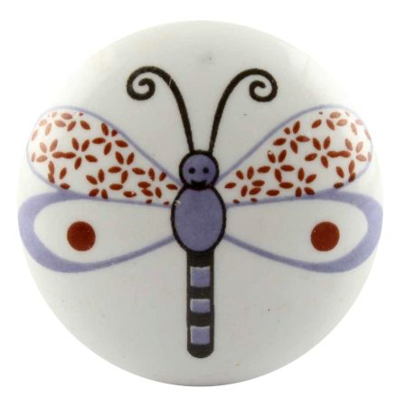 White Base Bee Ceramic Wine Stopper