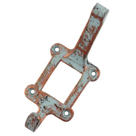 Antique Label frame Iron Hooks 