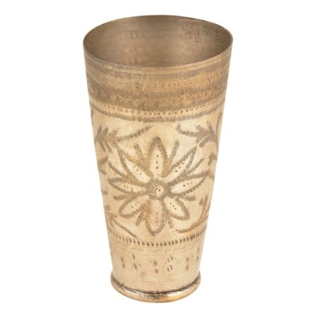 Hand Crafted Decorative Indian Lassi Milk Glass