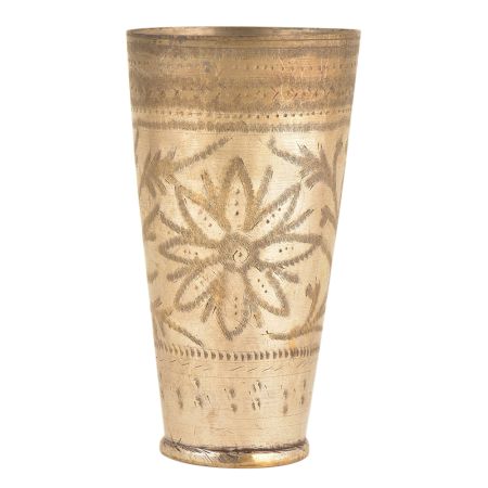 Hand Crafted Decorative Indian Lassi Milk Glass