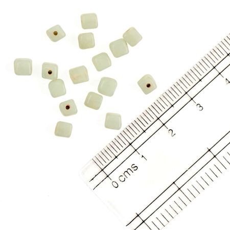 Mint Green Glass Sead Beads (Pack Of 50)