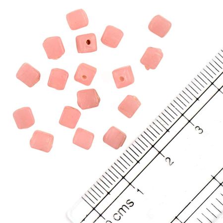 Light Pink  Glass Seed Beads (Pack Of 50)