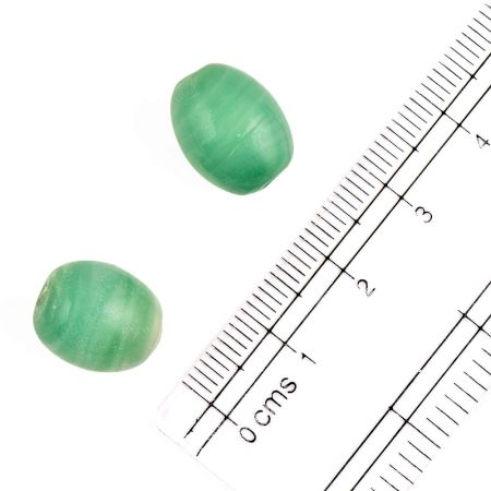 Sea Green Loose Glass Beads For Jewelery Making And Home Decoration
