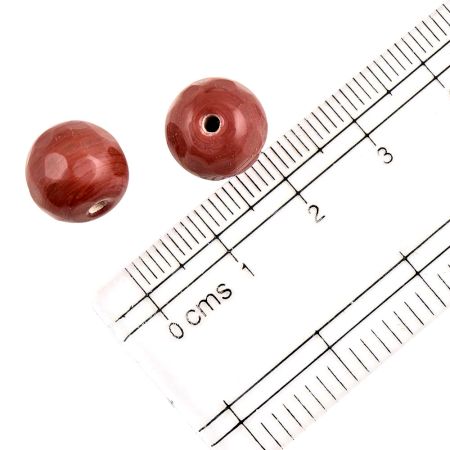Lava Red Loose Glass Beads For Jewelry Making And Home Decoration
