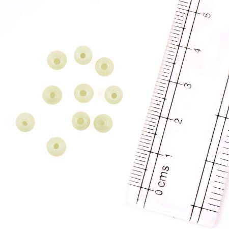 Mint Green Glass Beads Round Spacer Loose Beads Jewelry Accessories (50 in Pack)