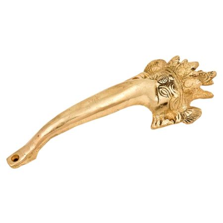 HandCrafted Brass Majestic Elephant Head Trunk Door Handle