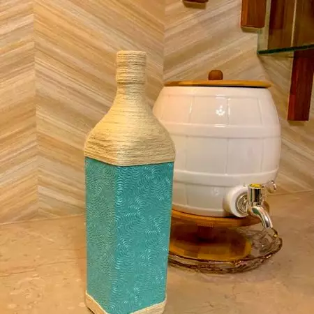 Designer Handcrafted Glass Bottle