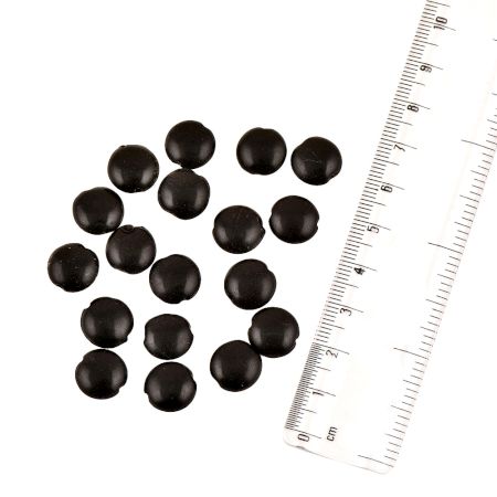 Glass Pearl Round Spacer Loose Beads For Jewelry Making (12 in Pack)