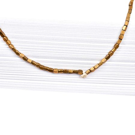 Loose Brass Barrel Shape Metal Handmade Spacer Beads For Jewelry making (36 in Pack)