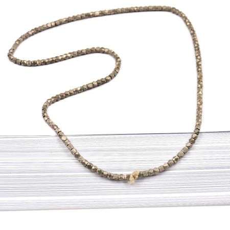 Loose Handmade Brass Faceted Diamond Shape Beads For Jewelry making (12 in Pack)