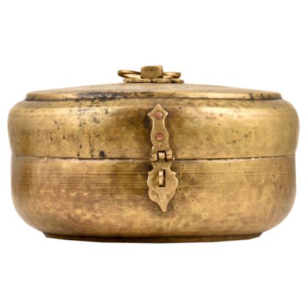 Brass Carved Jewellery Box Rare Beautiful Design