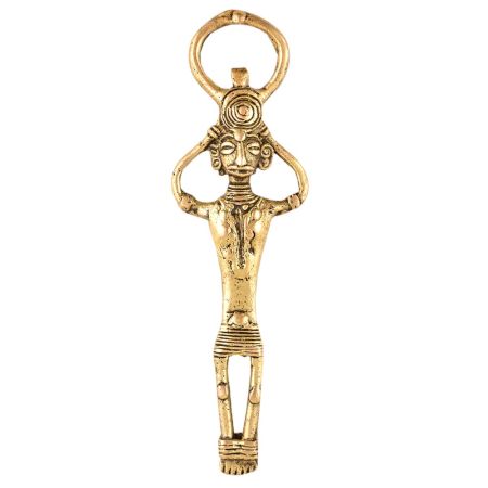 Tribal Lady Brass Bottle Opener
